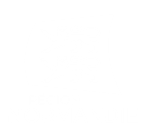 Logo de la région Normandie en blanc