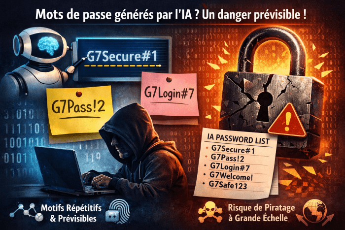 image d'illustration - évitez de générer vos mots de passe par l'IA