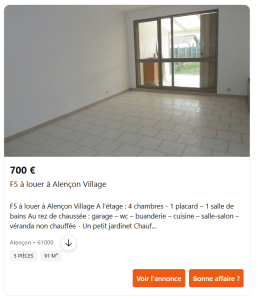 Exemple d'annonces alliant chatgpt et leboncoin