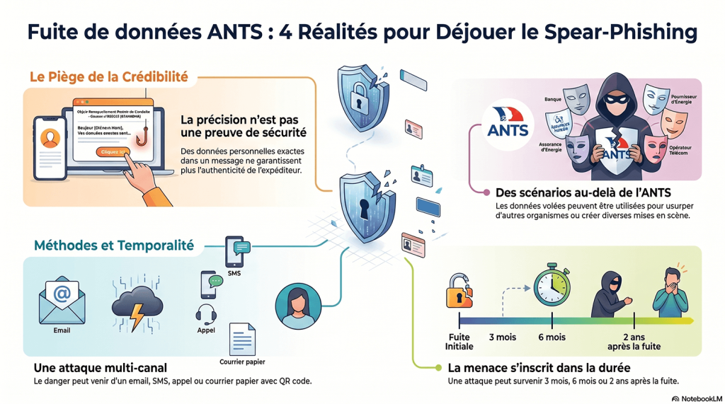 Spearphishing : 4 points essentiels à garder en tête - généré par NotebookLM