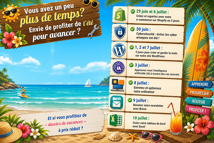 Illustration - formation pour l'été