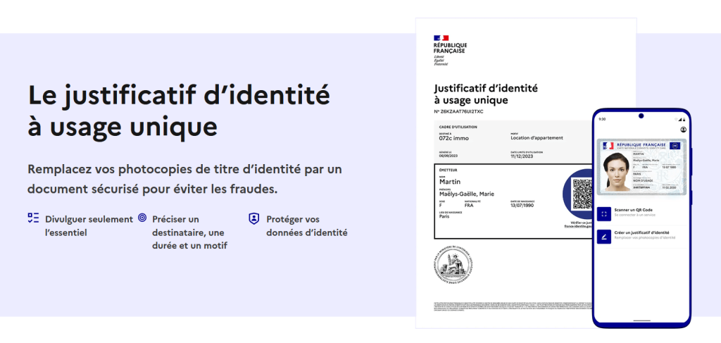 Vers un portefeuille d'identité numérique commun en Europe 1 Justificatif unique d'identité - France Identité